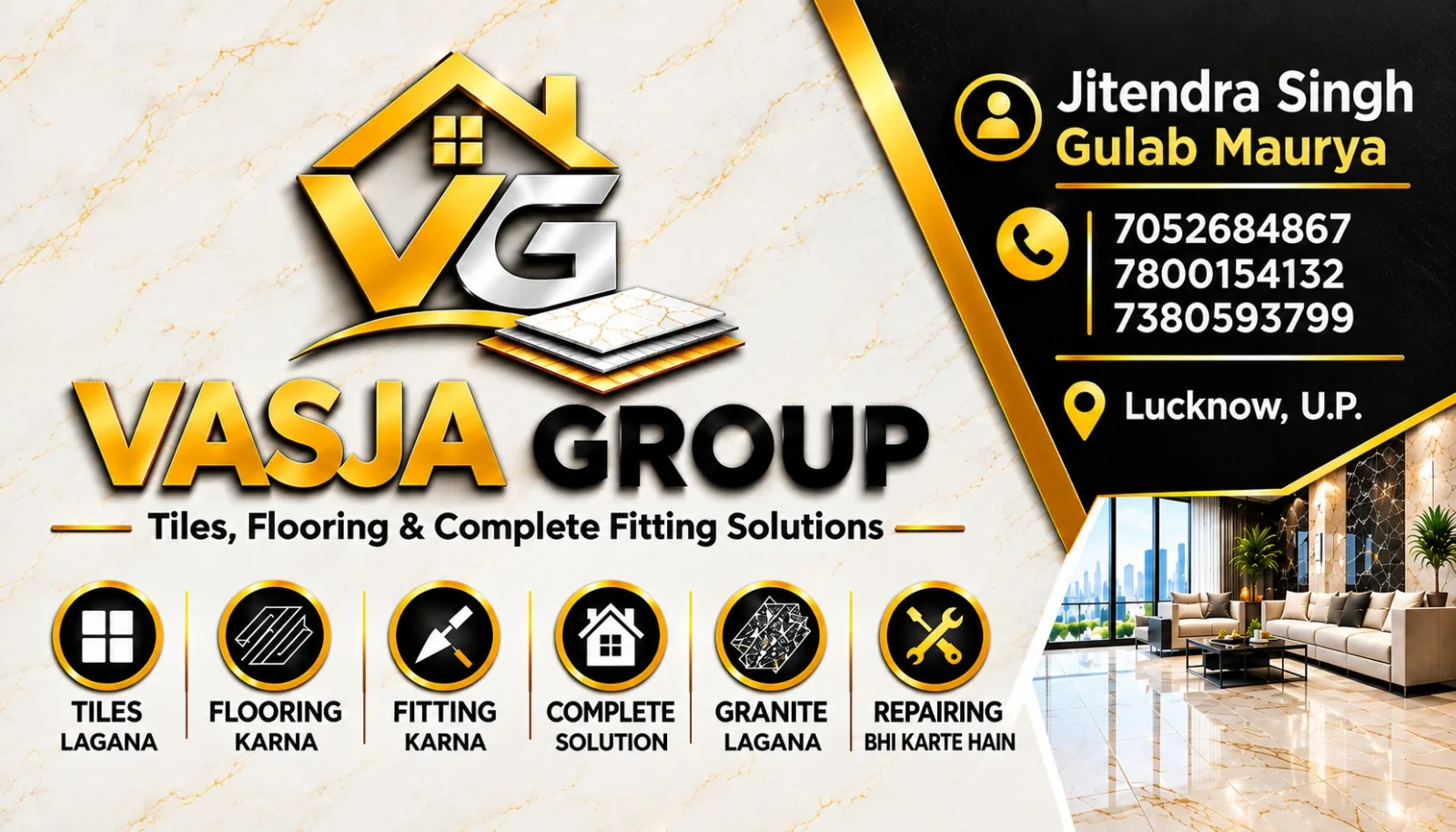 Official VASJA GROUP branding and services